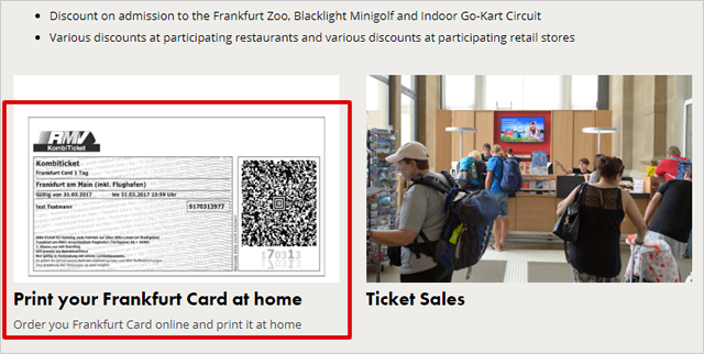 電車・バス乗り放題&観光割引付きフランクフルトカードが超絶お得