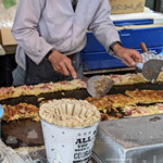 【西成】100円で食べられるお好み焼き屋台