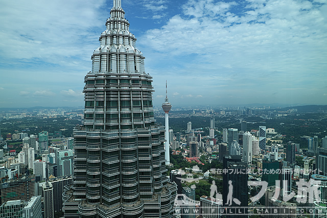 ペトロナスツインタワーの予約と展望フロアの絶景