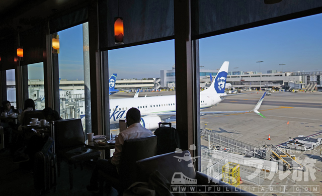ロサンゼルス空港ターミナル6 アラスカ航空ラウンジ