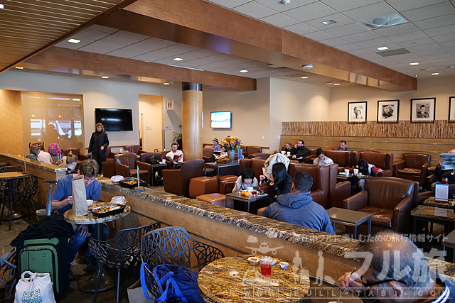 ロサンゼルス空港ターミナル6 アラスカ航空ラウンジ