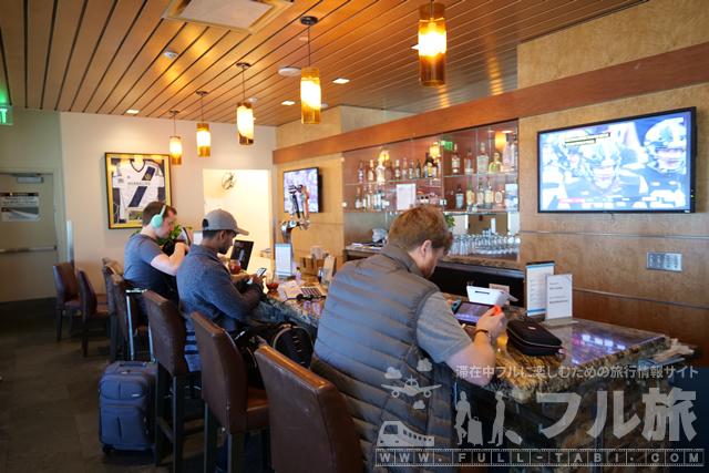 ロサンゼルス空港ターミナル6 アラスカ航空ラウンジ