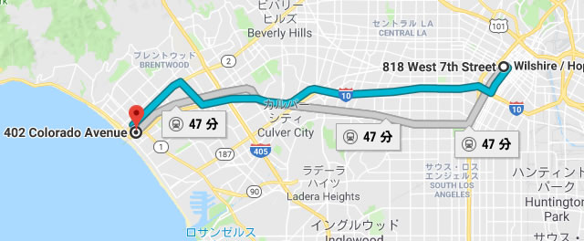 地下鉄でダウンタウンからサンタモニカへ行く方法
