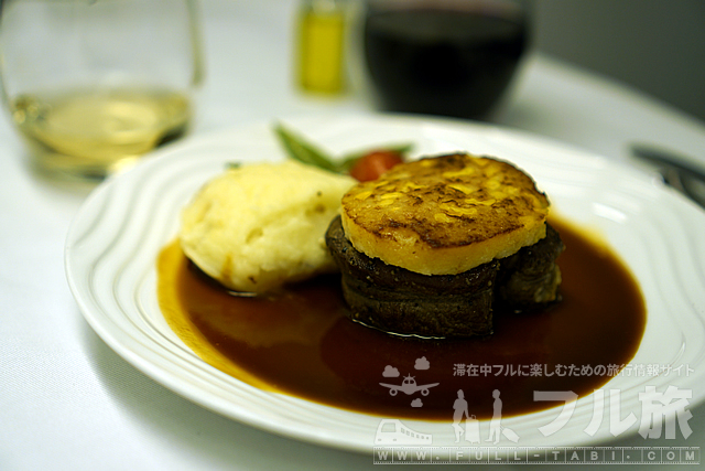 ANAビジネスクラス・サンフランシスコの機内食