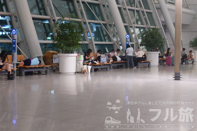 仁川国際空港で野宿をしてみた