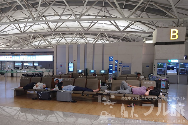 仁川国際空港で野宿をしてみた