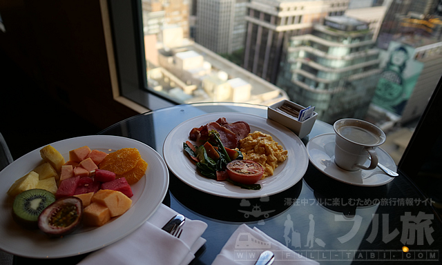 ザ・ウェスティンホテル・シドニーのラウンジ朝食