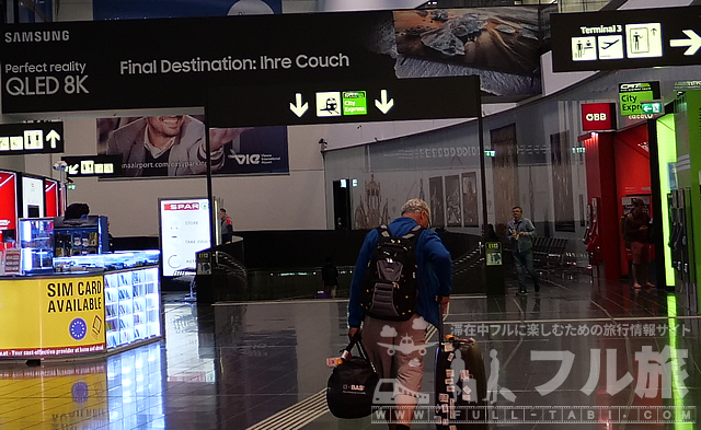 空港からSバーンの乗車券を買う方法