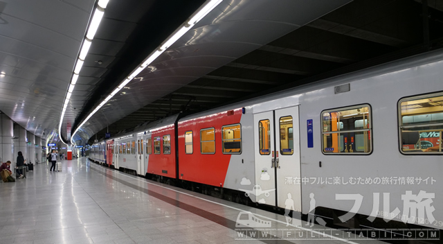 空港からSバーンの乗車券を買う方法