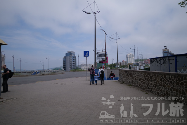 鷲の巣 展望台からウラジオストクの全景を眺める