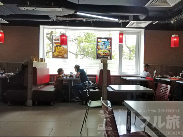 ウラジオストクはバーガーキングがたくさん!マクドナルドがない!