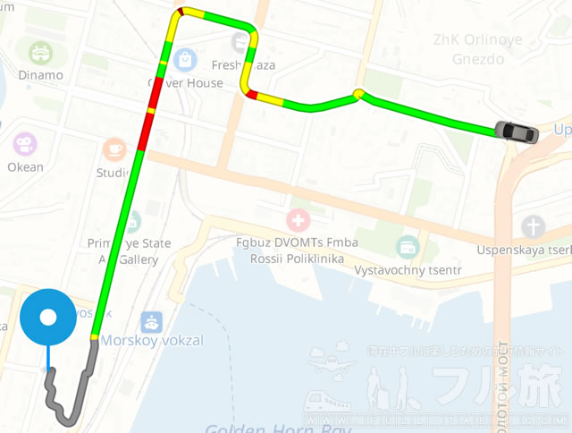 ウラジオストクの配車アプリはUberではなくYandex TaxかGettを使う